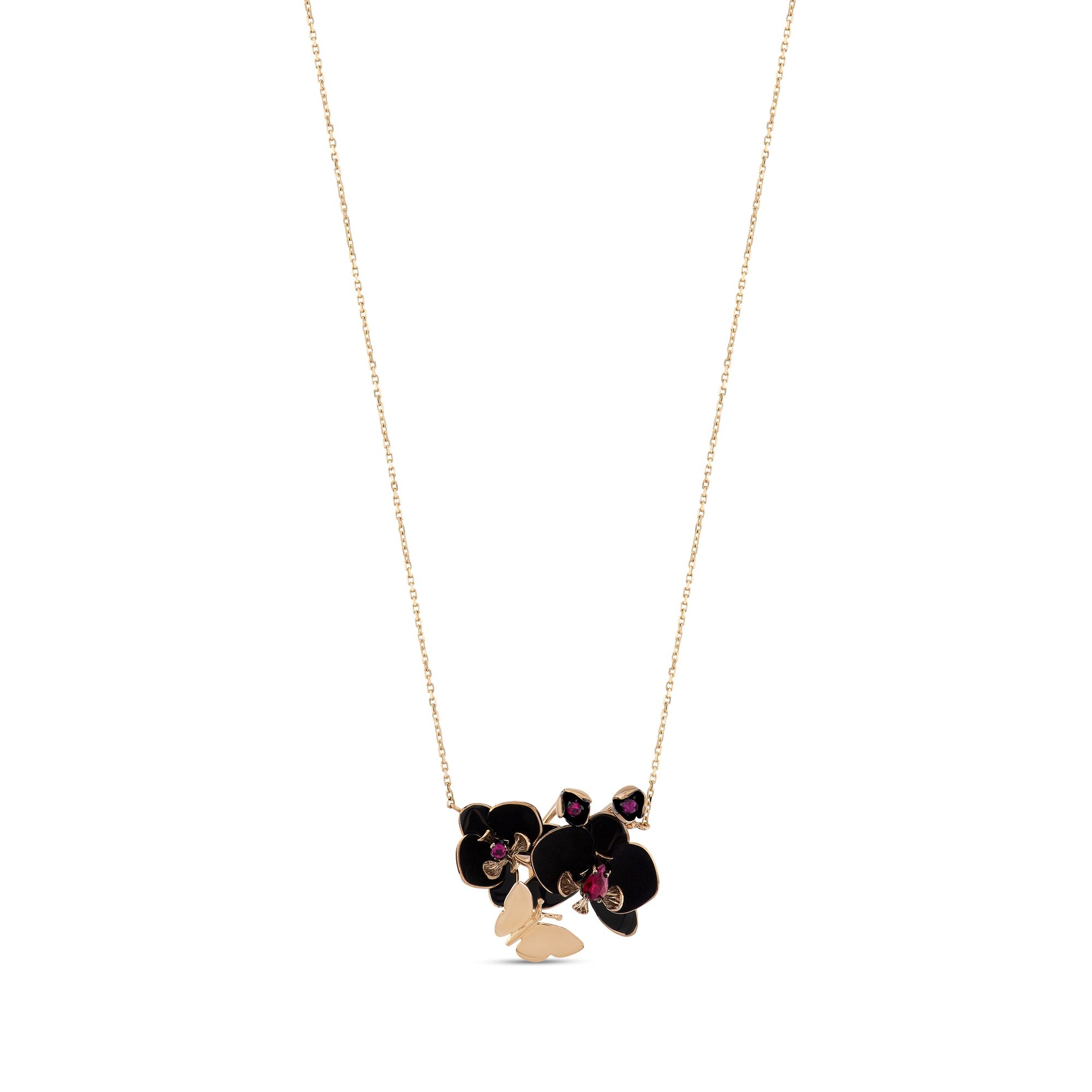 BLACK ORCHID KOLYE 2
