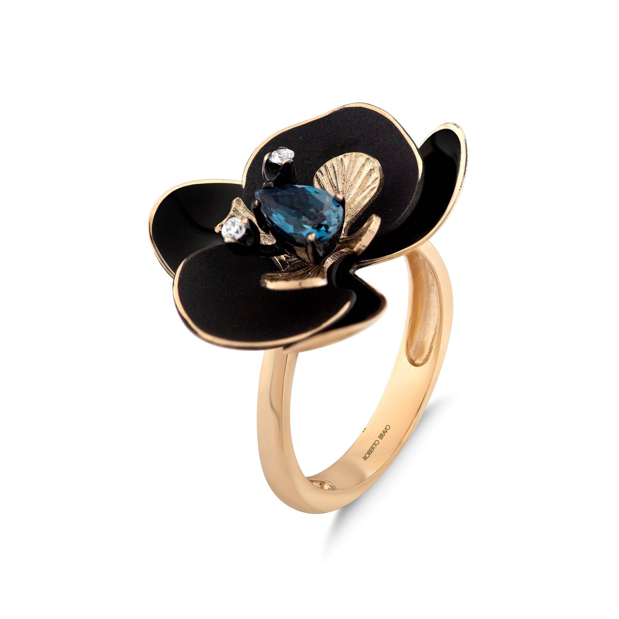 Black Orchid Ring