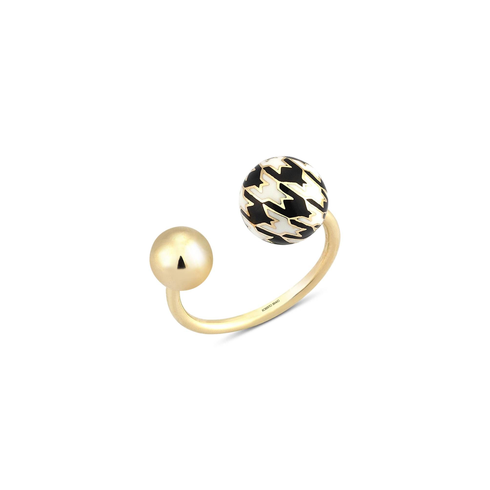 Pied-de-poule-Ring