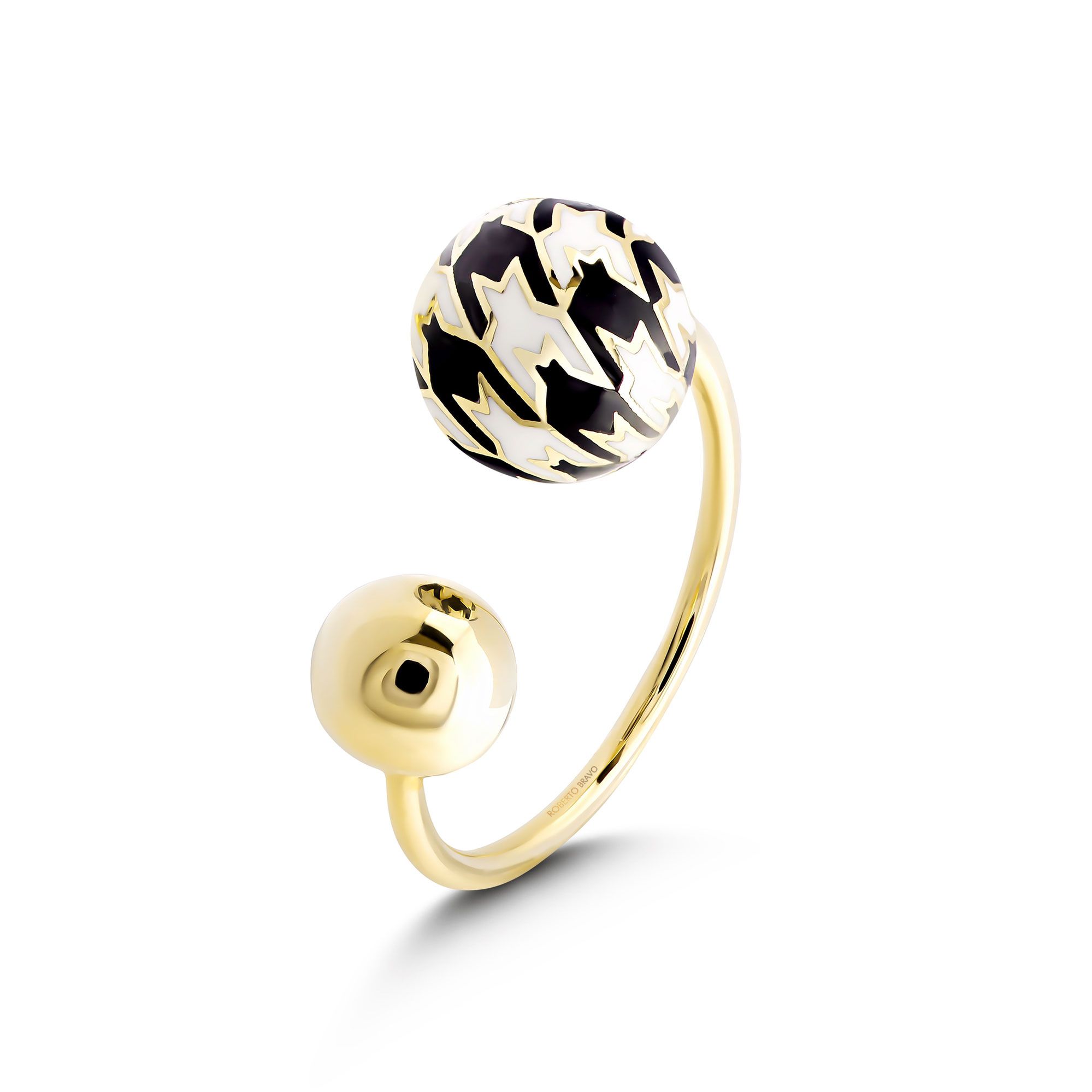 HOUNDSTOOTH RING