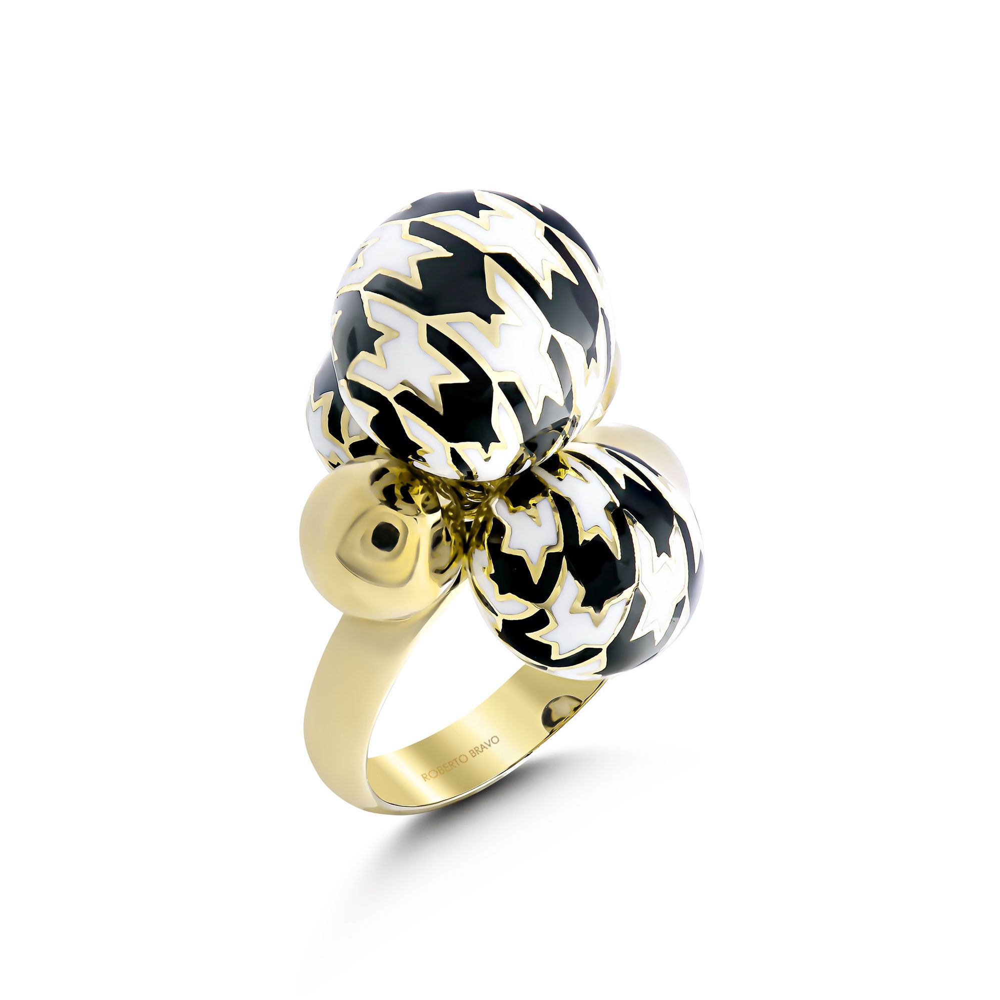 HOUNDSTOOTH RING
